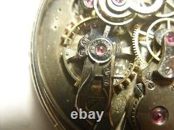 Minute Repeater Humbert Ramuz pocket watch movement, not working for repair