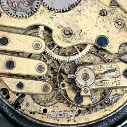 Minute Repeater antique pocket watch movement. To restore