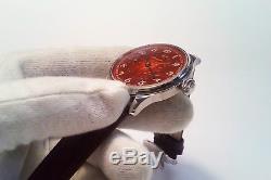 Molnija 18J Soviet USSR Red Dial Classic Elegant Marriage Pocket Watch Movement