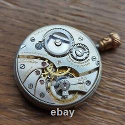 Montilier 663 Pocket Watch Movement Timed 3 Pos. For All Climates (I188)
