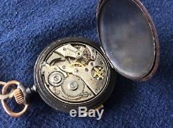 Montre Gousset Sonnerie Scarce Swiss Reapeter Pocket Watch Movement Anchor 1900