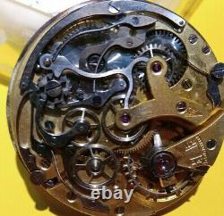 Movement CHRONOGRAP Pocket Watch Excellent Working