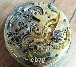Movement CHRONOGRAP Pocket Watch Excellent Working