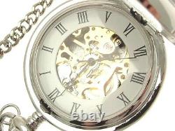 Musical Pocket Watch Double Hunter Mechanical Movement 43