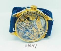 MwM full skeleton watch, based on patek philippe pocket watch movement