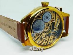 MwM watch skeleton, based on rolex pocket watch movement