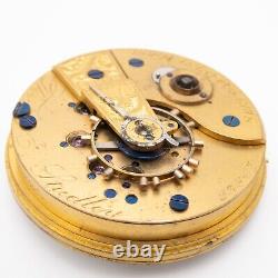 New York Watch Co. 18-Size Key Wind / Set Antique Pocket Watch Movement