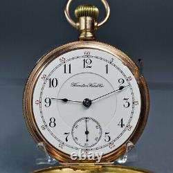 Nice 1898 Hamilton 17j 18s #926 Pocket Watch For Service/repair Free Balance