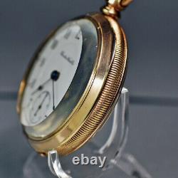 Nice 1898 Hamilton 17j 18s #926 Pocket Watch For Service/repair Free Balance