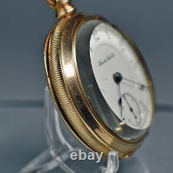 Nice 1898 Hamilton 17j 18s #926 Pocket Watch For Service/repair Free Balance