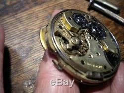 Nice-1900s-swiss-quarter Hour Repeater- Pocket Watch Movement