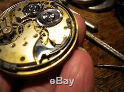 Nice-1900s-swiss-quarter Hour Repeater- Pocket Watch Movement