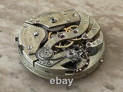Nice Clean Vintage Patek Pocket Watch Movement Running For Parts
