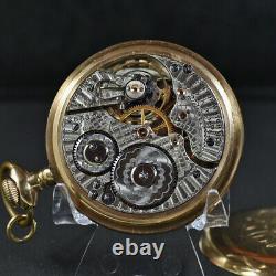 Nice Hamilton 21j Rr 16s #990 Pocket Watch C1907 For Service/restore Runs