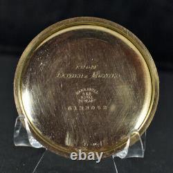 Nice Hamilton 21j Rr 16s #990 Pocket Watch C1907 For Service/restore Runs