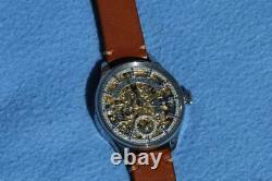 Nice chronometer PATEK PHILIPPE & Co GENEVE SKELETON POCKET WATCH MOVEMENT