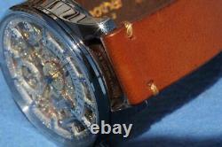 Nice chronometer PATEK PHILIPPE & Co GENEVE SKELETON POCKET WATCH MOVEMENT