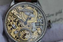 Nice skeleton PATEK PHILIPPE & Co GENEVE MEN'S POCKET WATCH MOVEMENT