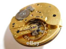 Nicole Nielsen for E. White centre second 45mm high grade pocket watch movement