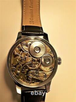 OMEGA MARRIAGE Skeleton Watch Mechanical swiss vintage pocket movement, Stunning