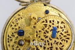 Oignon Pocket watch Circa 1710 Andreas Heilmann with Verge Chain Driven Movement