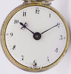 Oignon Pocket watch Circa 1710 Andreas Heilmann with Verge Chain Driven Movement