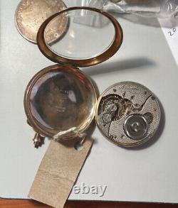 Old Antique Illinois Pocket Watch Movement A. Lincoln 21 Jewels 5 ADJ