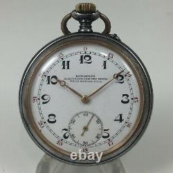 Old Longines Open Face Pocket Watch Cal 18.49 High Grade Movement