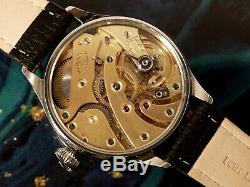 Old Pocket Watch Movement Vacheron Constantin in Wristwatch Case