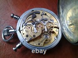 Omega MG1135 stopwatch rattrapante cal 190 split second lemania movement 1945