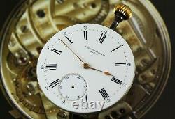 Original PATEK PHILIPPE Pocket Watch Movement & Porcelain Dial. Working! Ca 1895