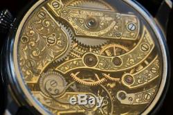 PATEK PHILIPPE & Co GENEVE Gondolo MEN'S SKELETON POCKET WATCH MOVEMENT