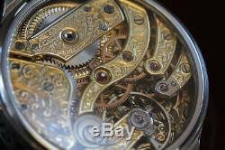 PATEK PHILIPPE & Co GENEVE Gondolo MEN'S SKELETON POCKET WATCH MOVEMENT