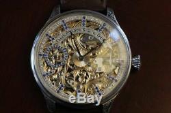 PATEK PHILIPPE & Co GENEVE Gondolo MEN'S SKELETON POCKET WATCH MOVEMENT