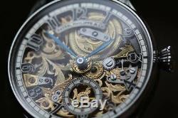 PATEK PHILIPPE & Co GENEVE MEN'S SKELETON POCKET WATCH MOVEMENT