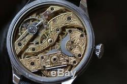 PATEK PHILIPPE & Co GENEVE MEN'S SKELETON POCKET WATCH MOVEMENT