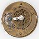 Partial 36.1 X 14 Mm English Antique Fusee Pocket Watch Movement With Dial