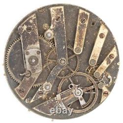 Partial Captain's Watch 47.8 mm x 6.6 mm Antique Pocket Watch Movement