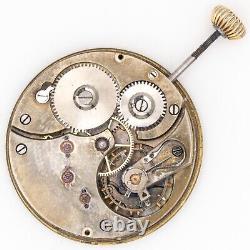 Partial Omega 36.2 mm x 7.9 mm Antique Pocket Watch Movement