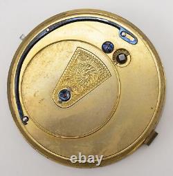 Parts / Repair Ford & Galloway Birmingham Silver Dial Pocket Watch Movement