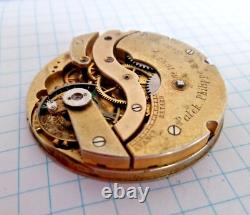 Patek Philippe 43 mm Manual Wind Pocket Watch Movement for restoration or spare