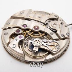 Paul Ditisheim 38.6 x 5.9 mm 18-Jewel Antique Pocket Watch Movement, Keeps Time