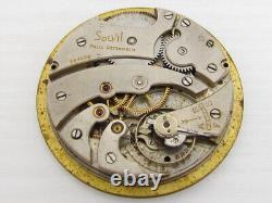 Paul Ditisheim Solvil Antique Swiss Watch Movement for Repairing or Spare Parts