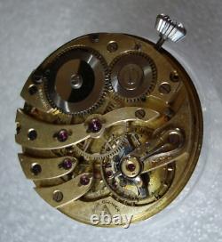 Paul Garnier Pocket Watch Movement with Dial and Hands (5 items)