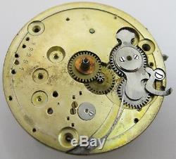 Pocket Movement 14s timing & repeating Watch Co. For project or parts. OF