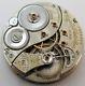Pocket Watch Elgin 12s Movement 19 Jewels Adj. For Parts. Of 24 & 12 Hour Dial