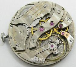 Pocket Watch J. Jurgensen for E. Gubelin Movement 19 jewels 6 adj. OF