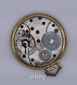 Pocket Watch Longines Swiss Movement 17j Keystone Case 10k GF c. 1935