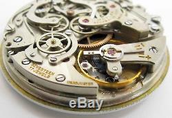 Pocket Watch Meylan Chronograph Movement 2 counters for parts. Valjoux 5