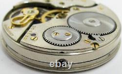 Pocket Watch Movement 16s Hamilton 974 P 17 jewels adjusted 2 tone Open Face c